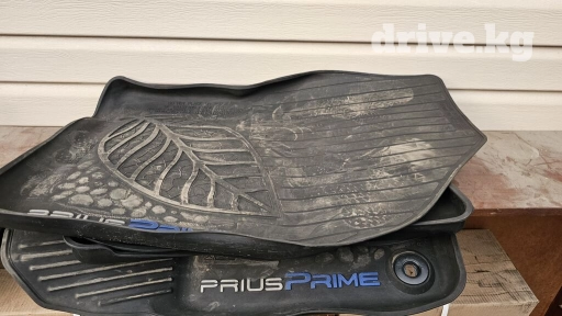 Родные Резиновые Полики Для салона Toyota, цвет - Черный, Б/у, Самовывоз