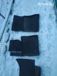 Родные Резиновые Полики Для салона Land Rover, цвет - Черный, Новый