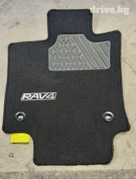 Родные Полики Для салона Toyota, цвет - Черный, Б/у, Самовывоз, Бесплатная доставка, Платная доставка