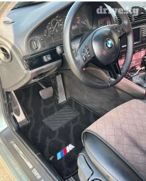 Родные Ворсовые Полики Для салона BMW, цвет - Черный, Б/у, Бесплатная доставка