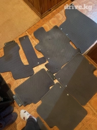 Плоские Ворсовые Полики Для салона Honda, цвет - Зеленый, Б/у, Самовывоз