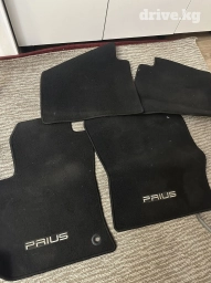 Родные Ворсовые Полики Для салона Toyota, цвет - Черный, Б/у, Платная доставка, Самовывоз