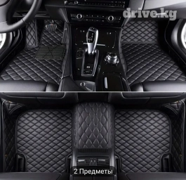 3D Экокожа Полики Для салона Honda, цвет - Черный, Новый, Самовывоз