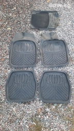 Резиновые Полики Для салона Honda, цвет - Черный, Б/у