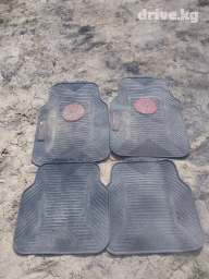 Родные Резиновые Полики Для салона Volkswagen, цвет - Черный, Б/у, Самовывоз