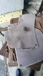 Плоские Резиновые Полики Для салона Lexus, цвет - Бежевый, Б/у, Самовывоз