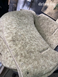 Родные Ворсовые Полики Для салона Toyota, цвет - Бежевый, Б/у, Самовывоз