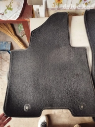 Родные Ворсовые Полики Для салона Kia, цвет - Черный, Б/у, Самовывоз