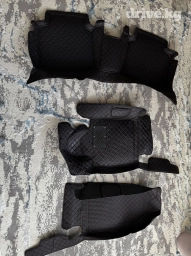 5D Резиновые Полики Для салона Kia, цвет - Черный, Б/у, Самовывоз, Платная доставка