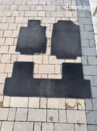 Родные Ворсовые Полики Для салона Honda, цвет - Черный, Б/у, Самовывоз