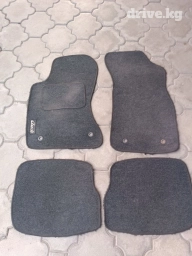 Родные Полики Для салона Audi, цвет - Черный, Б/у