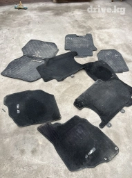 Родные Экокожа Полики Для салона Honda, цвет - Черный, Б/у, Самовывоз, Платная доставка, Бесплатная доставка