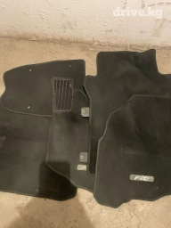 Родные Резиновые Полики Для салона Honda, цвет - Черный, Б/у, Самовывоз