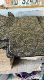 Родные Ворсовые Полики Для салона Mercedes-Benz, цвет - Серый, Б/у, Самовывоз