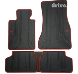Родные Резиновые Полики Для салона BMW, цвет - Черный, Новый