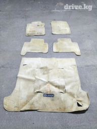 Родные Ворсовые Полики Для багажника Lexus, цвет - Бежевый, Б/у, Самовывоз