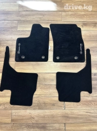 Родные Ворсовые Полики Для салона Lexus, цвет - Черный, Новый, Самовывоз