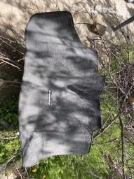 Родные Ворсовые Полики Для багажника Toyota, цвет - Черный, Б/у