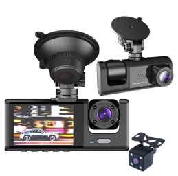 Автомобильный видеорегистратор с задней камерой