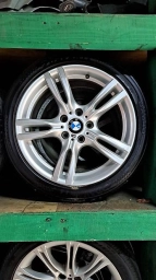 Колеса в сборе 225 / 45 / R 18, Лето, Б/у, Комплект, Легковые, Литые, отверстий - 5