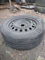Колеса в сборе 205 / 55 / R 16, Б/у, 1 шт, Легковые, Железные, отверстий - 5