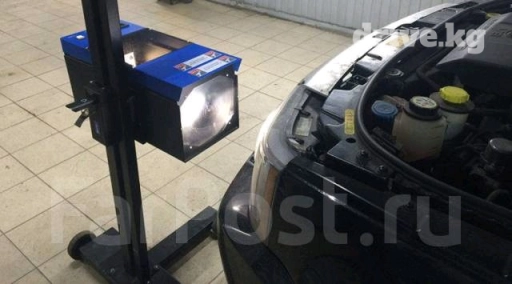 Корректировка фар на стенде